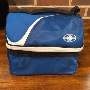 Arctic Zone Blue Dual-Compartment Lunch Bag